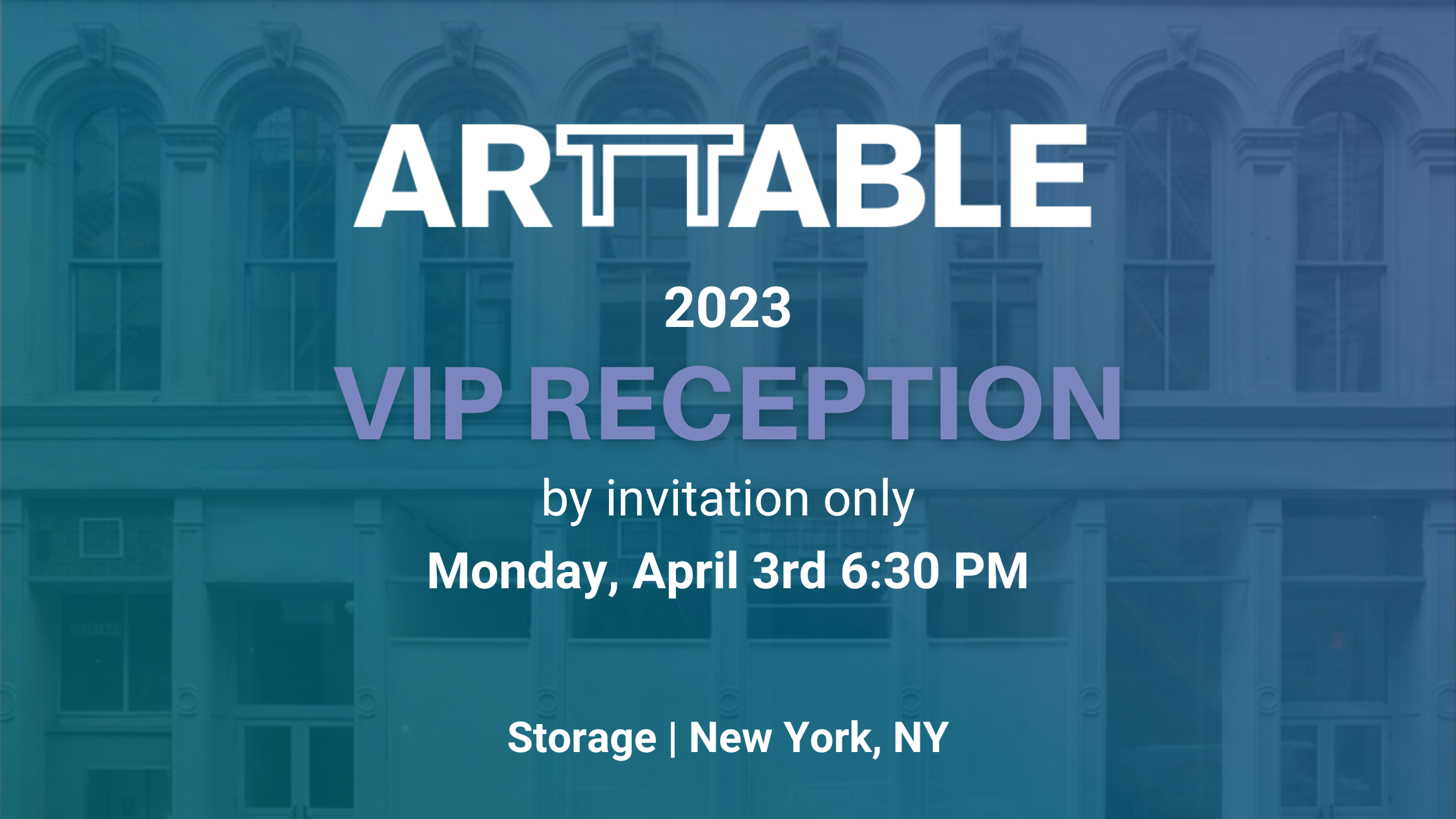 New York, NY | VIP Reception | Storage